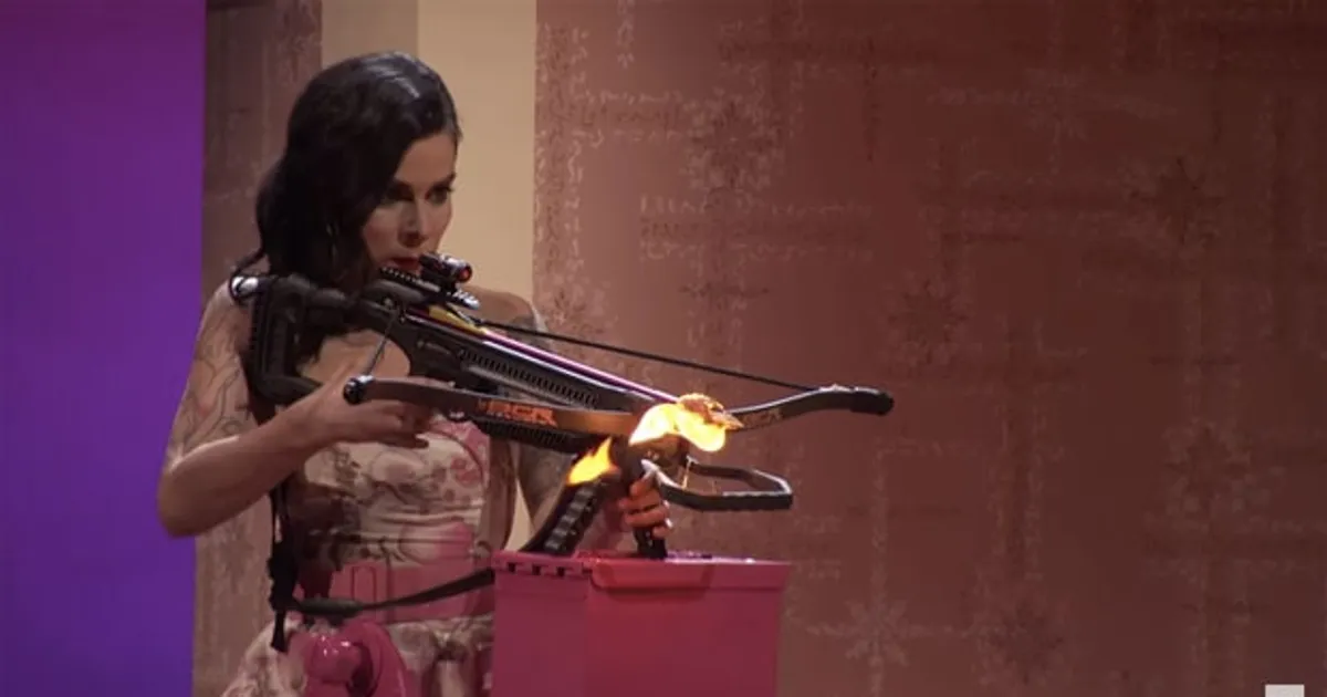 Flaming Arrow Stunt On America's Got Talent Goes Horribly Wrong On Live