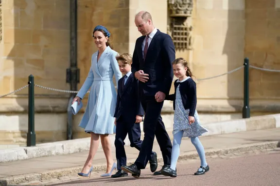 Prince George And Princess Charlotte Make Their Royal Easter Debut
