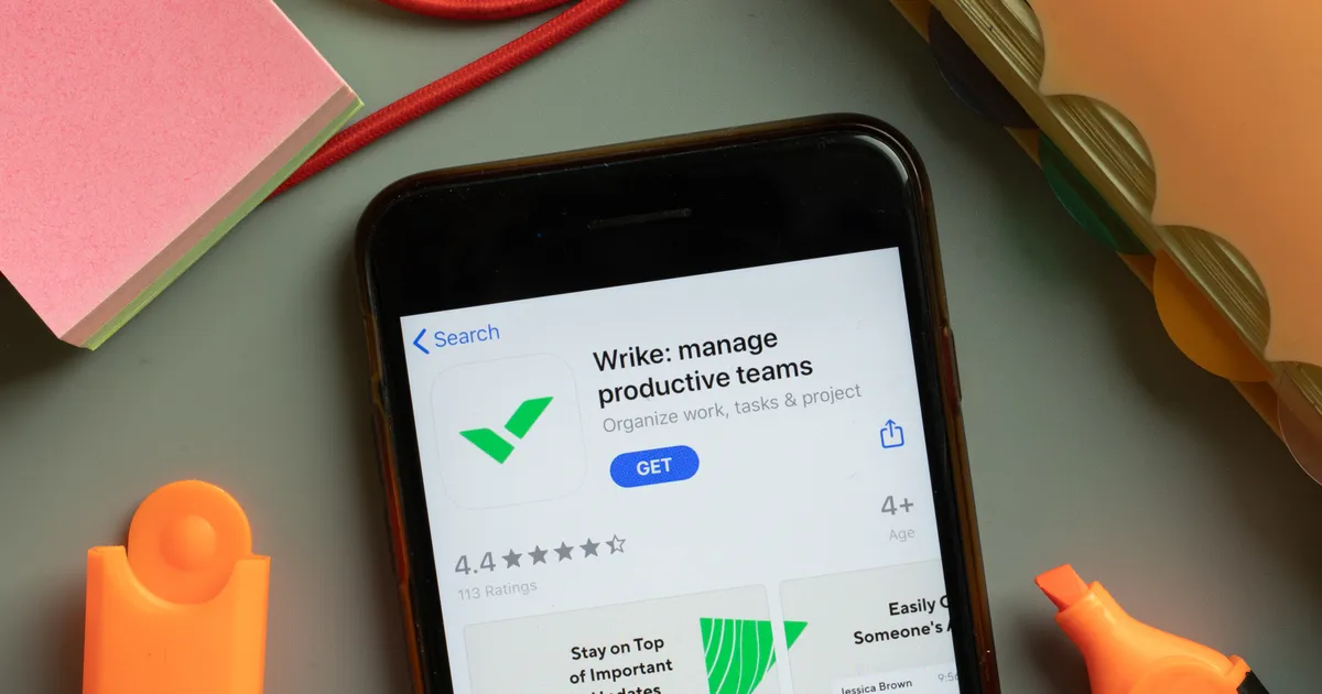 Wrike smartphone app