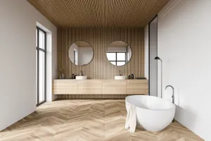 modern renovated bathroom