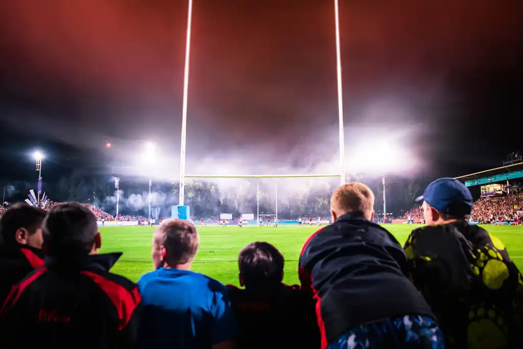 Group Attending a Football Game