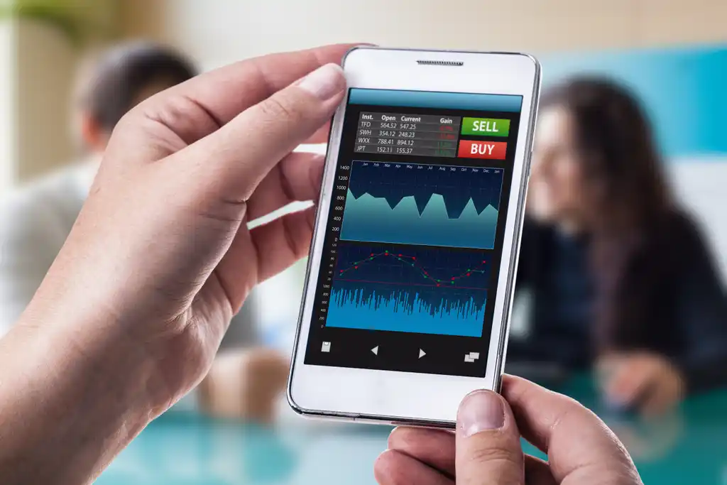 Trading Stocks on Mobile Phone