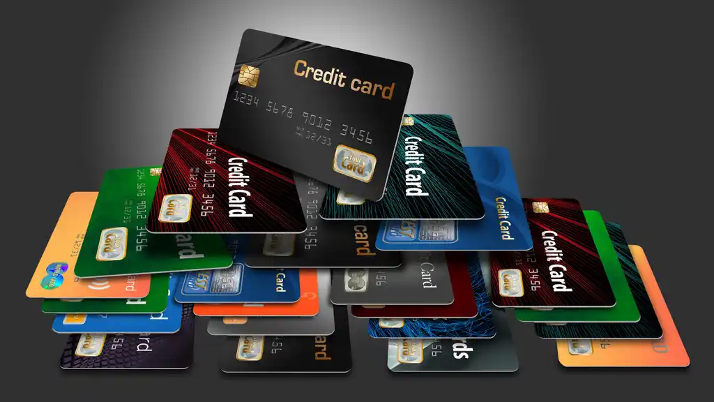 Credit Cards Stacked