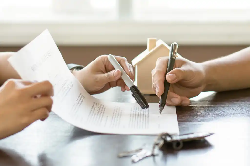 Signing Mortgage Renewal Agreement