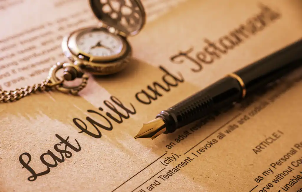 Last Will and Testament with Pocket Watch