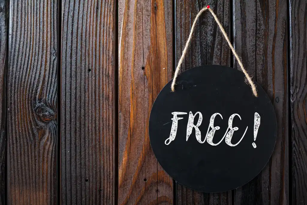 Free Hanging Chalkboard Sign