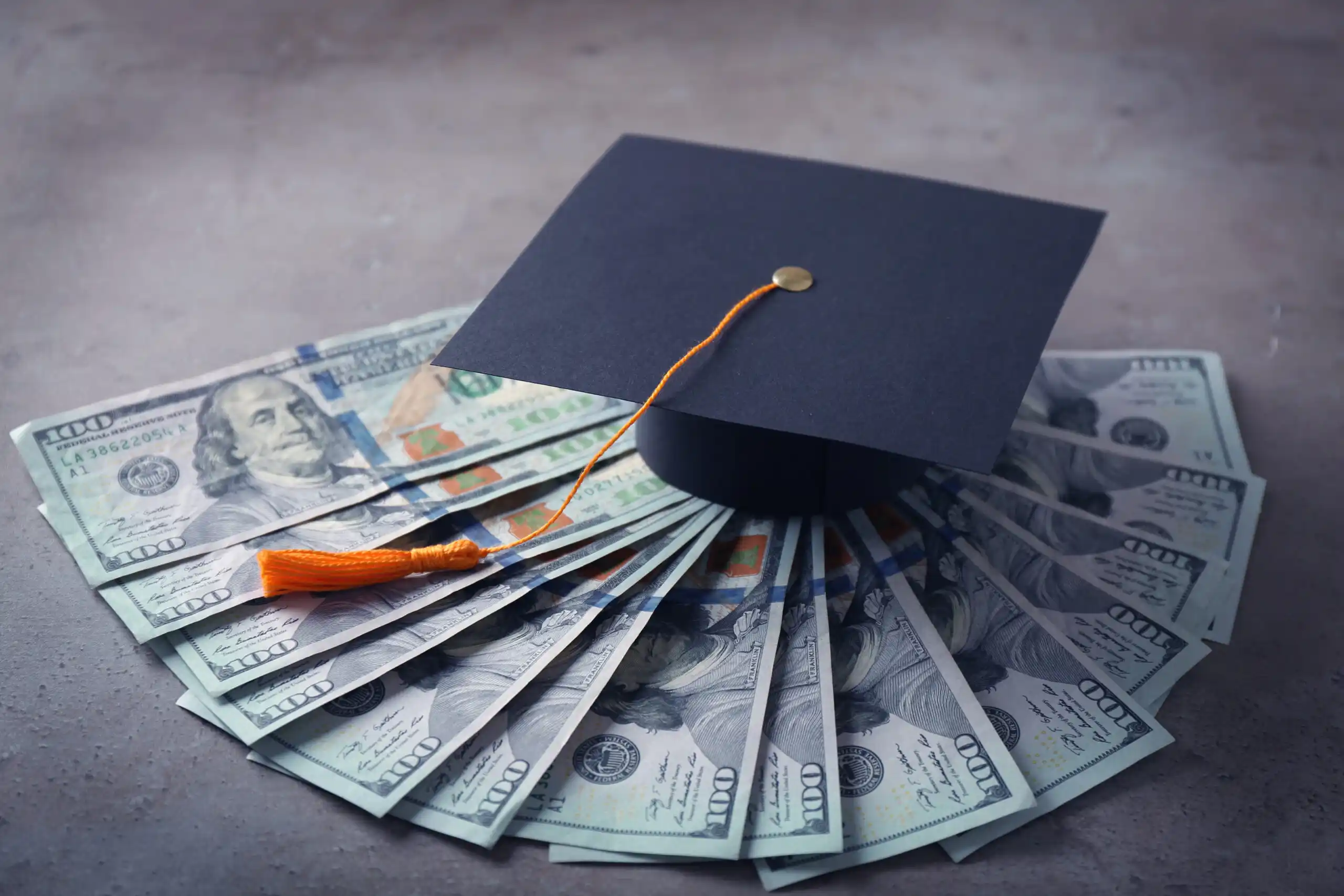 Graduation Cap With Cash