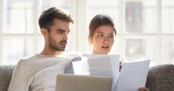 Couple Shocked by Finance Statement