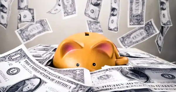 Saving Money in a Piggy Bank