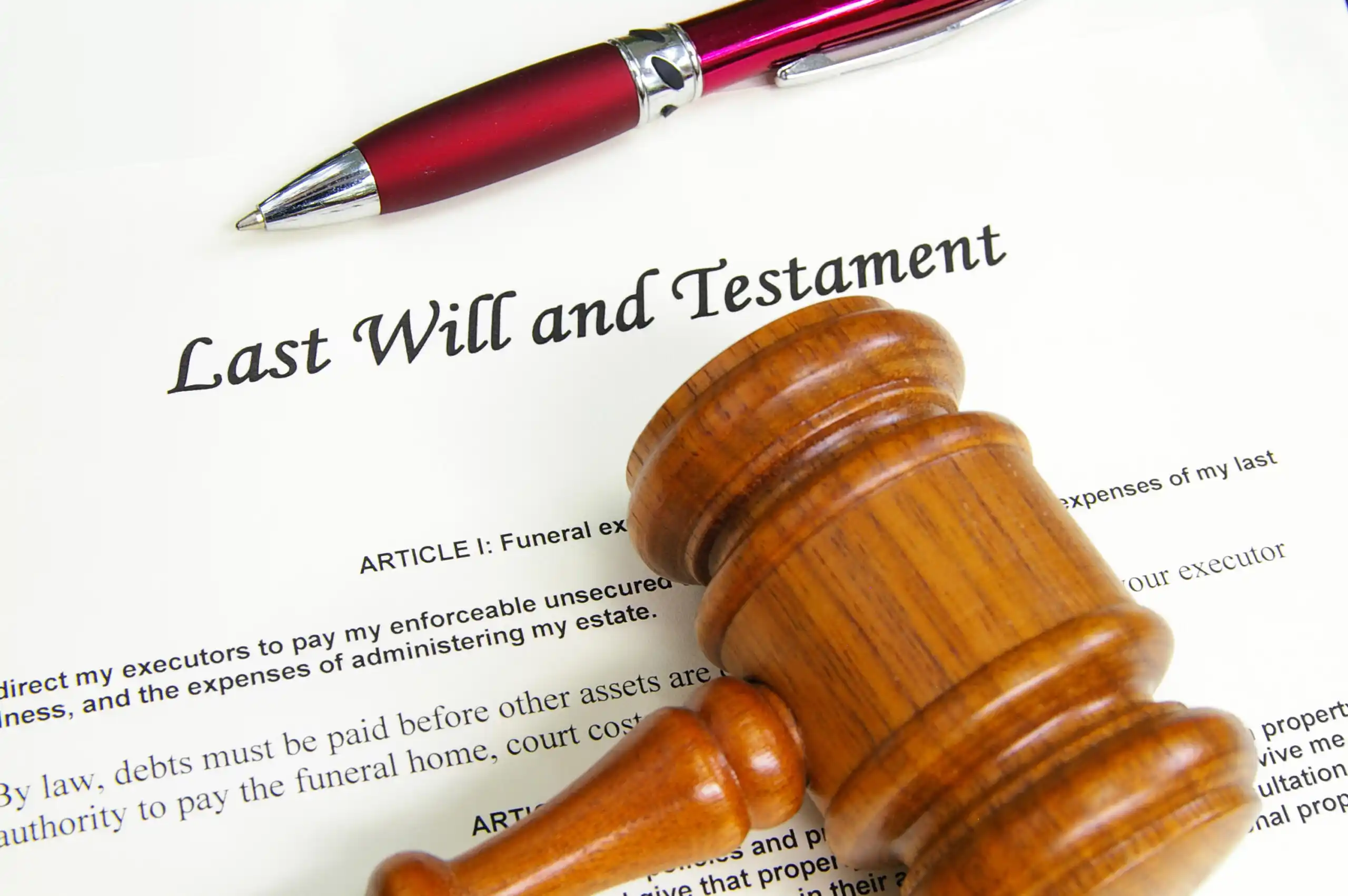 Last will and testament probate court