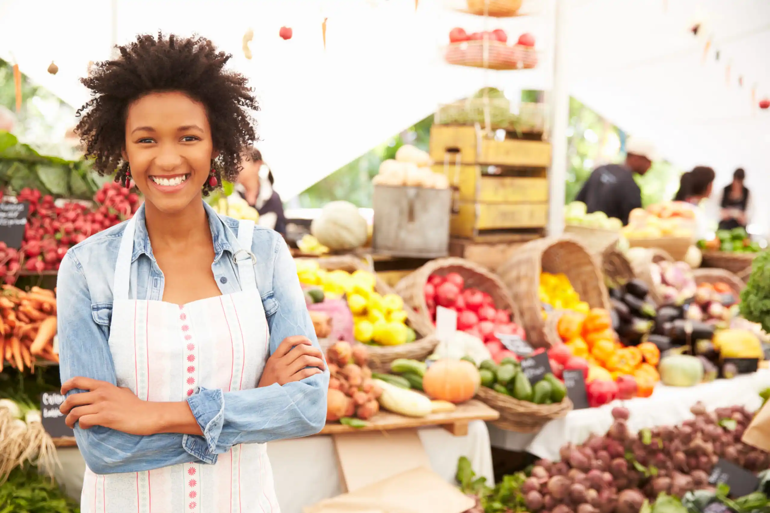 Woman at Farmers' Market