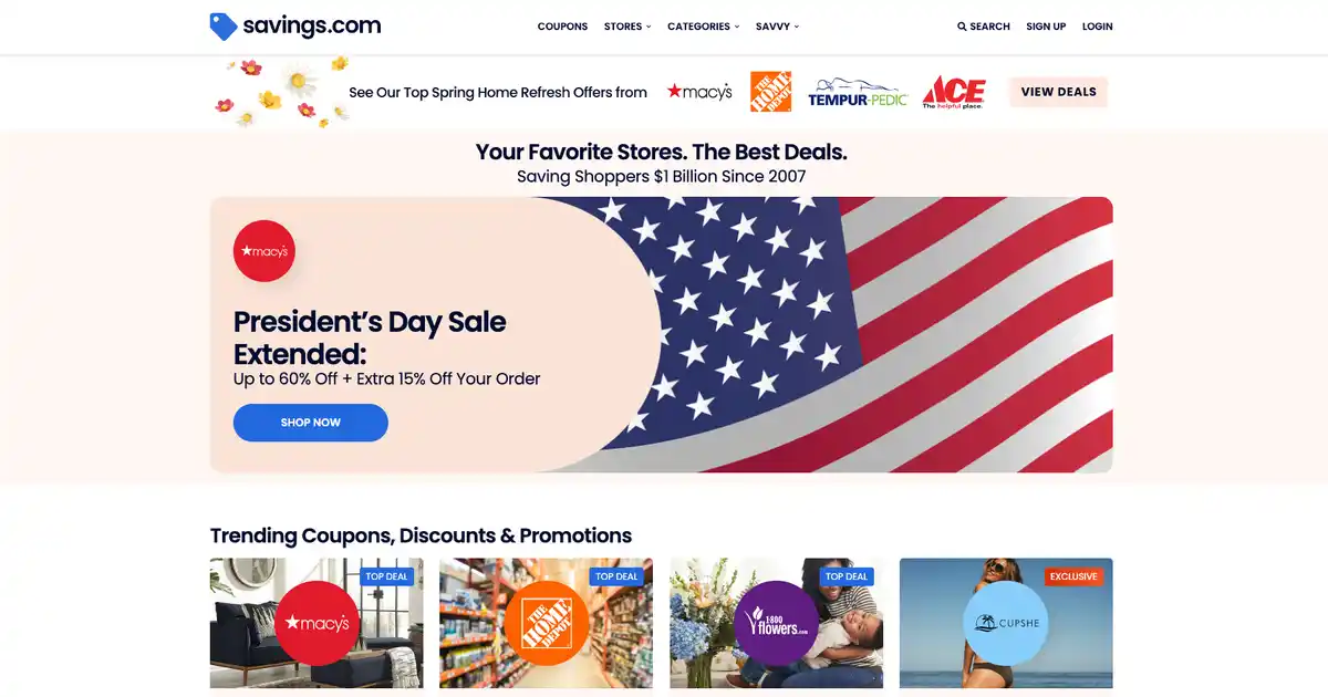 Coupon Codes, Promo Codes, Daily Deals, Save Money Today